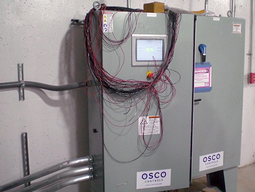 image of wiring a control panel