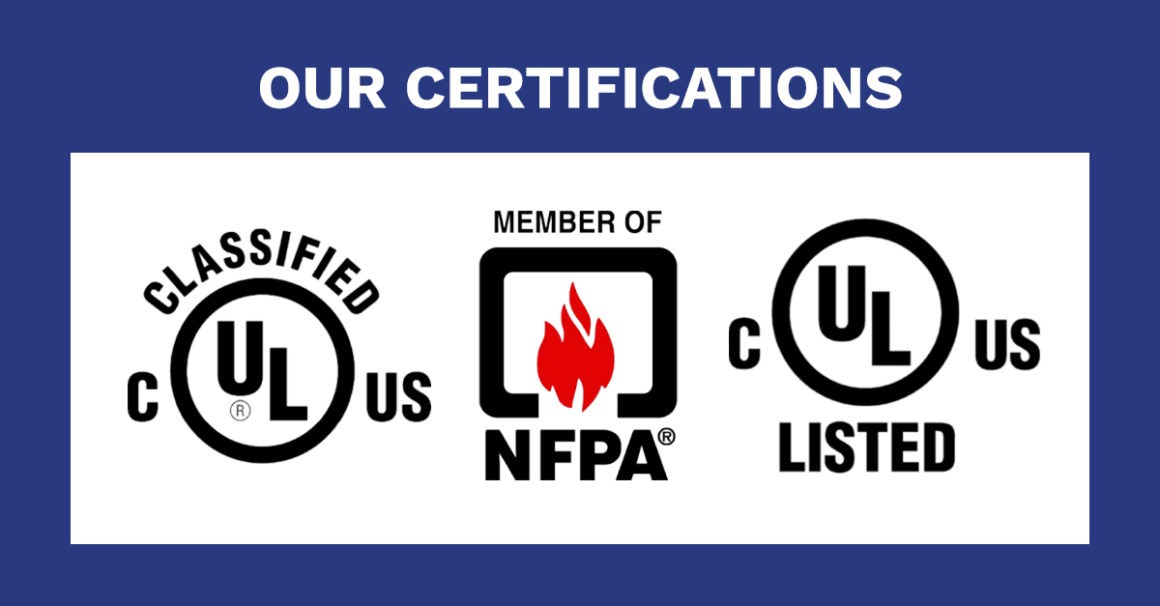 OSCO control panel shop certifications label with UL508A certification - OSCO Controls