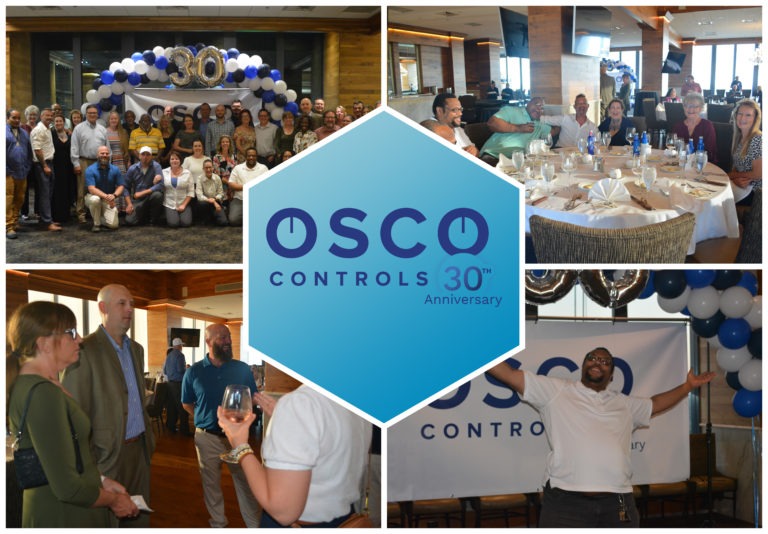 OSCO Controls 30th Anniversary celebration collage - OSCO Controls