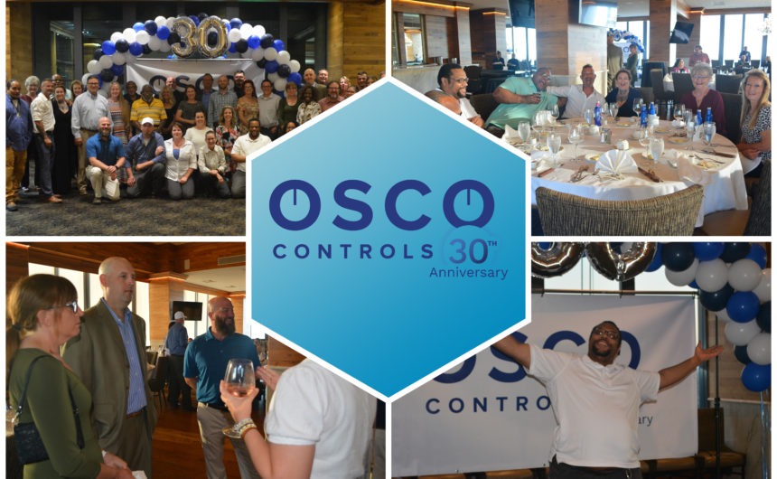 OSCO Controls 30th Anniversary celebration collage - OSCO Controls