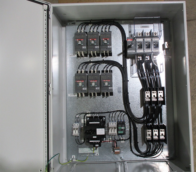 Custom Branch Circuit Protection Control Panel for HVAC Applications