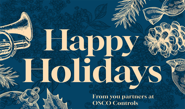 happy holidays from OSCO Controls 2024