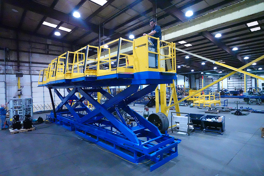 work platform 2 OSCO Controls Powers Precision Aerospace Work Platform with Integrated Motion Control